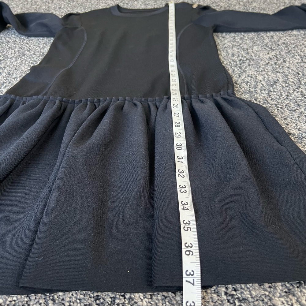 Reiss Charlotte Knitted Ruffle Hem Dress - Picture 9 of 13